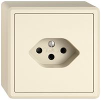 AP-Steckdose EDIZIO.liv SNAPFIX® 1×T13 cr