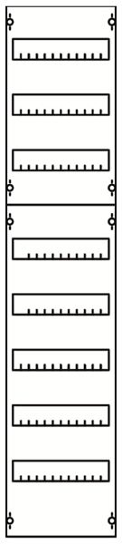 Modulo di ampliamento AMD ABB 1V4A, per distrib.CombiLine 1-campo 8-file 96UM