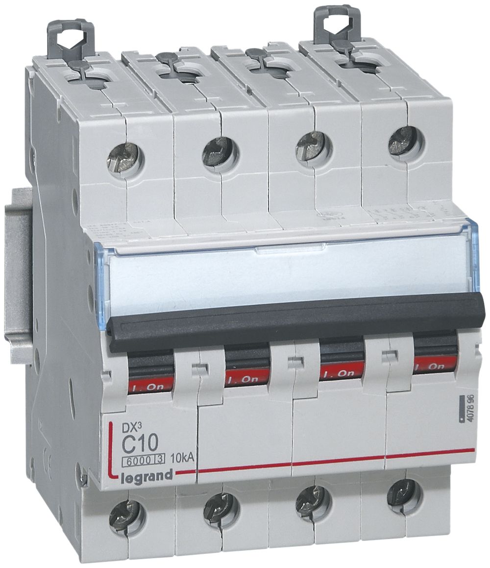 Leitungsschutzschalter Legrand C 4P 63A 6000A/10kA