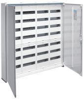 Distributeur AP Hager univers 7 rangées 336UM porte IP44 1050×1100×160mm