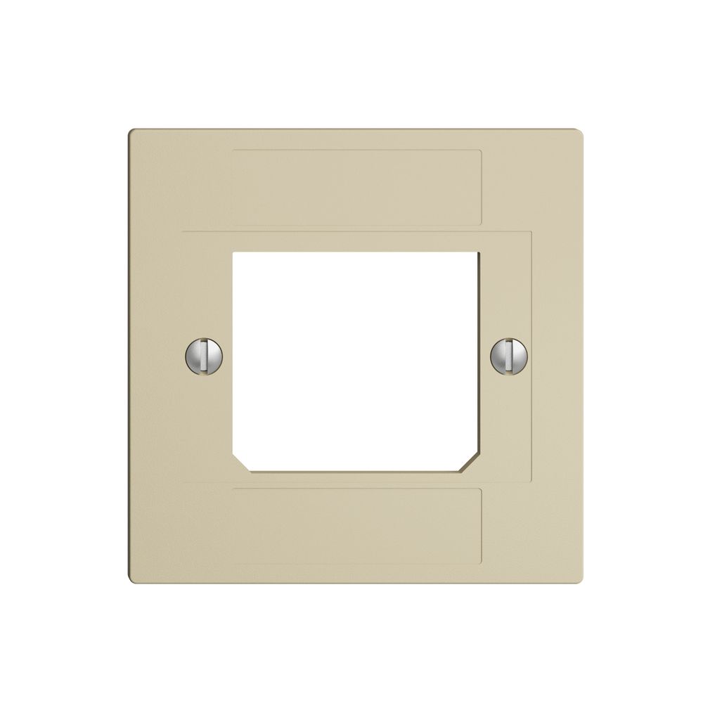 Frontplatte ITplus ADSL EDIZIOdue vanille, 3×RJ/1×T+T