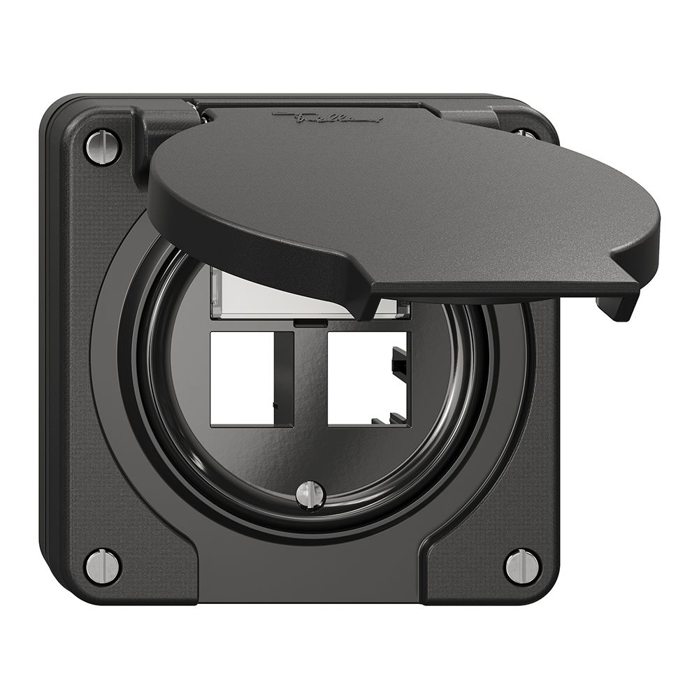 Kit di montaggio NUP Feller freenet, per uscita diritta, doppio, ne