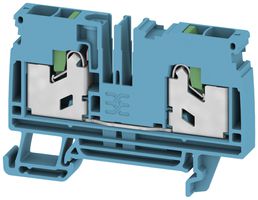 Durchgangs-Reihenklemme 0.5…4mm² 41A 1000V TH35/G32 blau