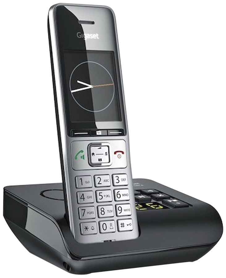 Telefon schnurlos Gigaset Comfort 500 A 17h Freisprechen CLIP schwarz