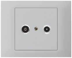 Prise d'antenne INC kallysto R-TV montage T boîte INC G3 14dB 2GHz gris clair