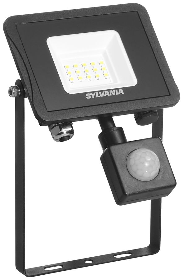 Projecteur LED Sylvania START Flood PIR 10.5W 1000lm 840 IP65 110° 190×125mm no