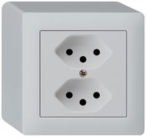 Presa AP kallysto 2×T13 grigio chiaro