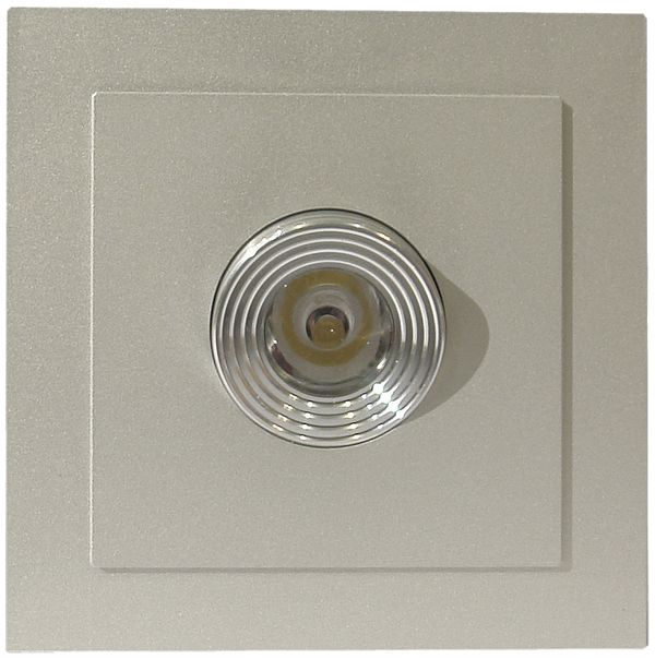 Lampada LED INS FAWA Mini-Mono Carre 1W GU10 alluminio