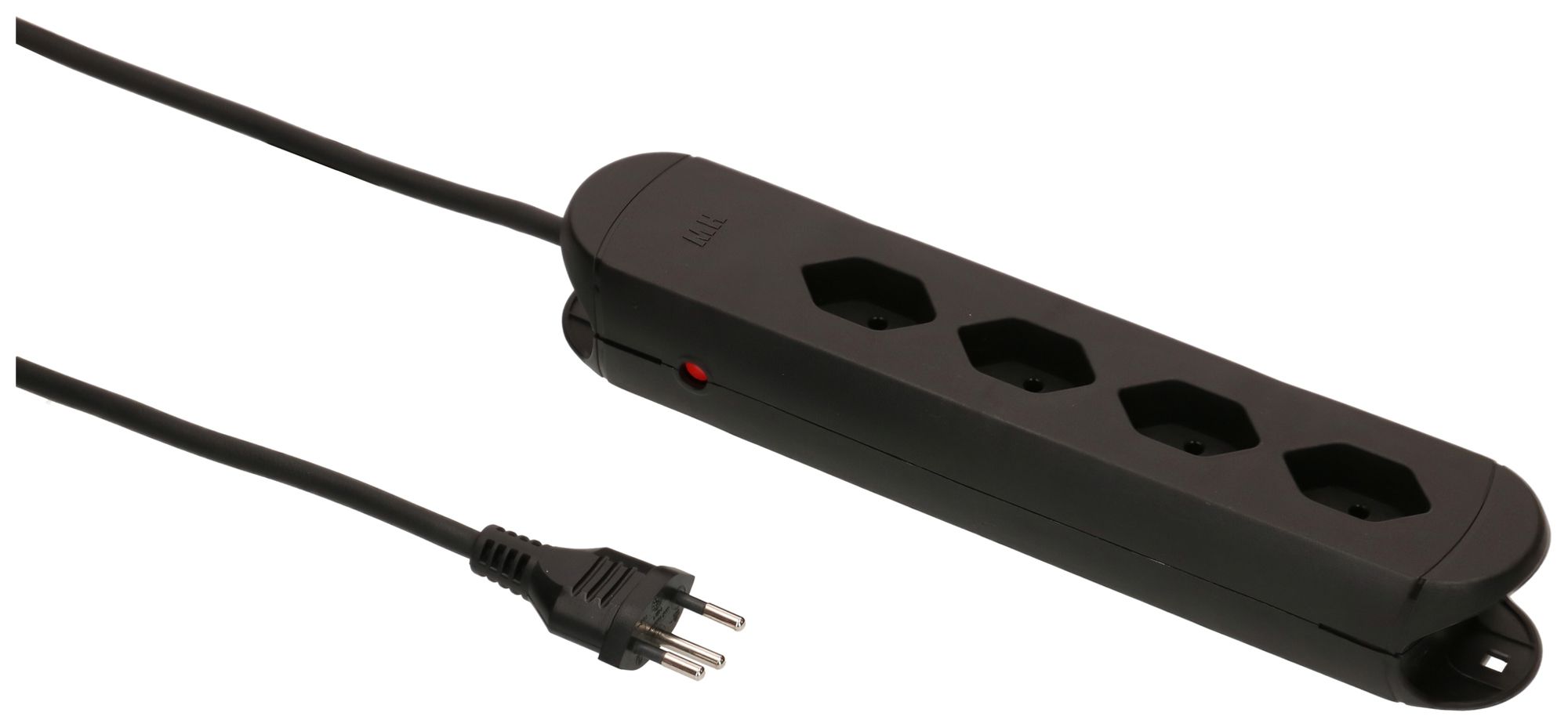 Steckdosenleiste MH Construct Line 4×T13 3m 3×1.5mm² IP20 schwarz