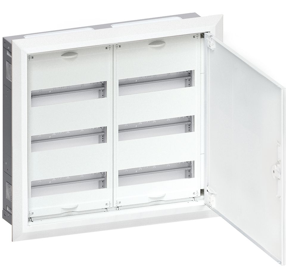 Distributeur ENC Hager univers 3 rangées 72UM porte IP30 550×500×110mm