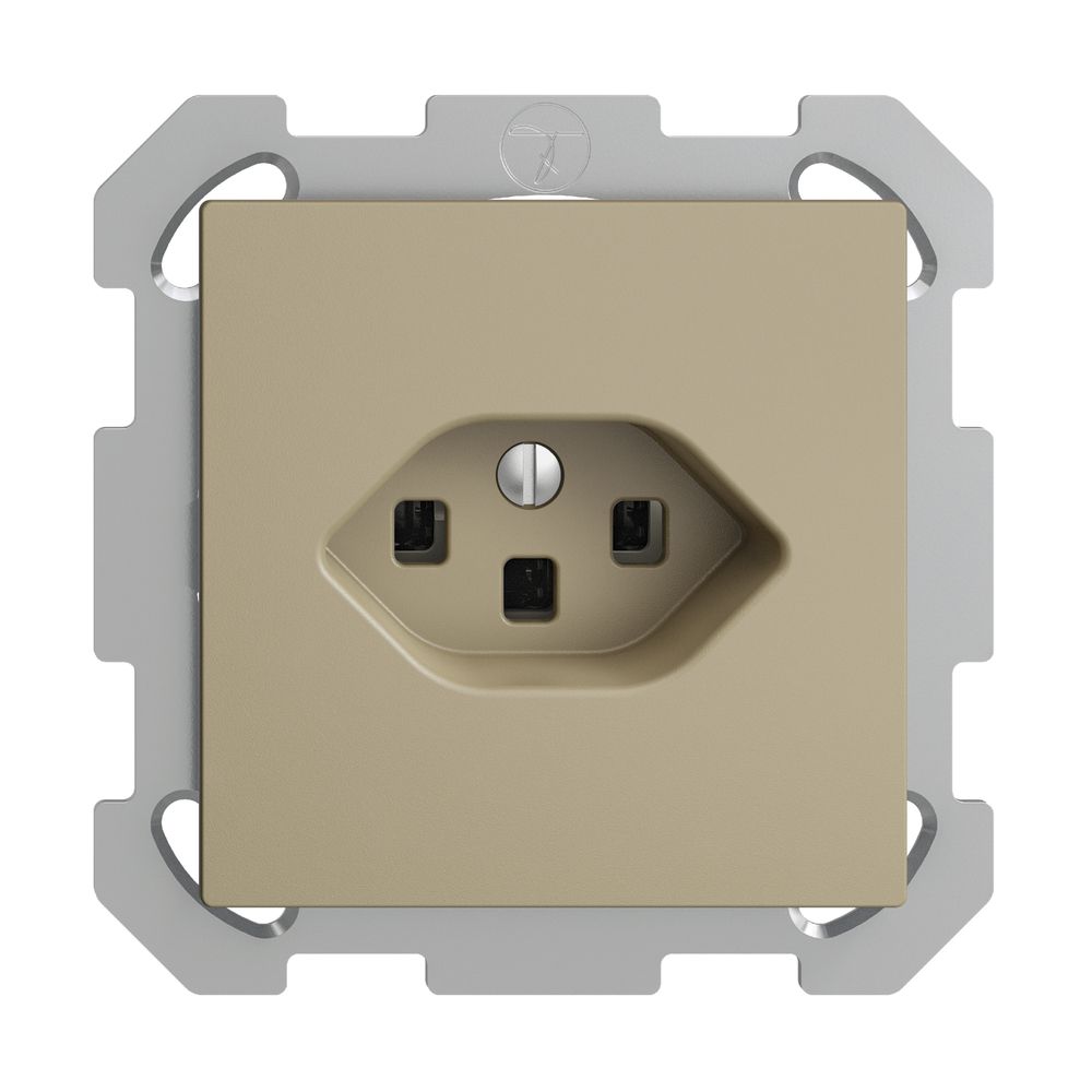 UP-Steckdose EDIZIOdue T23 16A sand, mit Steckklemmen