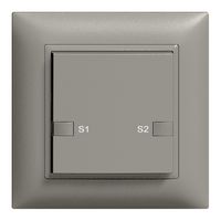 Poussoir ENC ZEP scène 1c/1t station centrale-sec. EDIZIOdue gris foncé