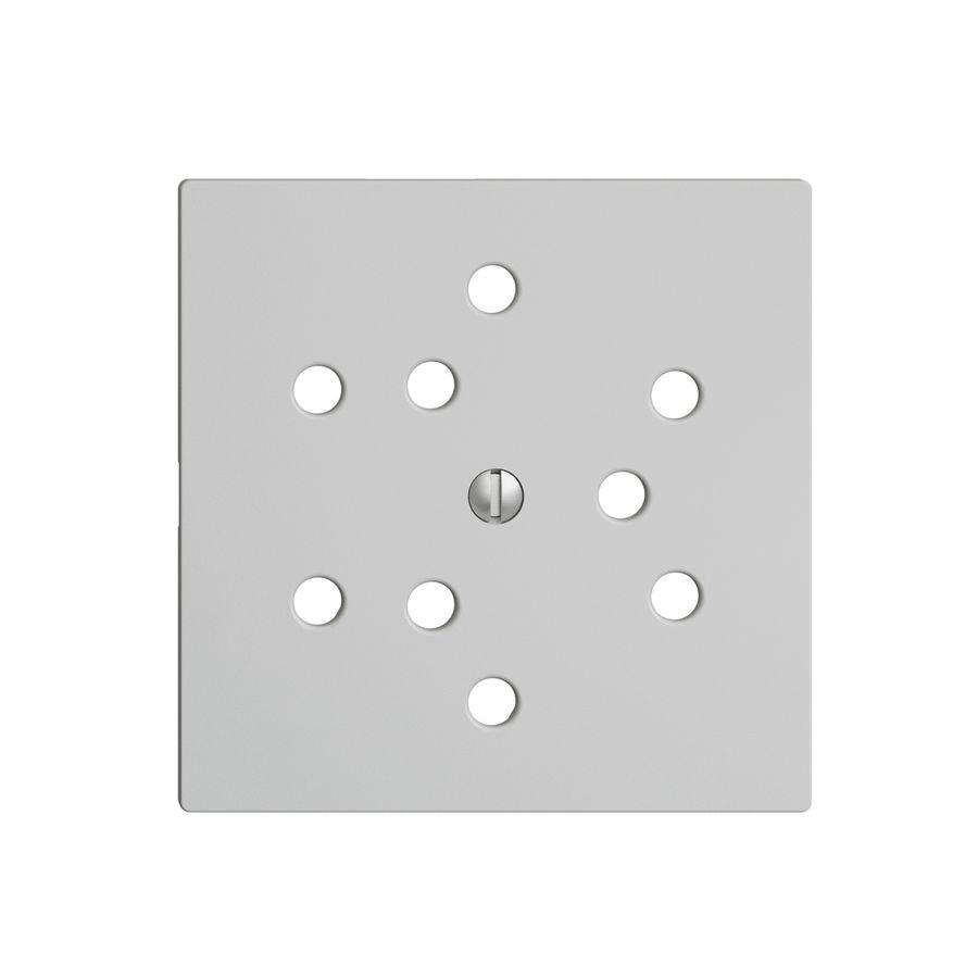 Plaque frontale 3×T12 EDIZIOdue gris clair