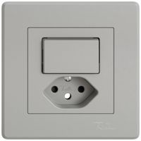 UP-Montageset EDIZIO.liv SNAPFIX® für Kombi.T13 m.1 Knopf unbel.Shutter hgu