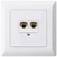 Scatola INC kallysto.line 2×RJ45u separato bianco