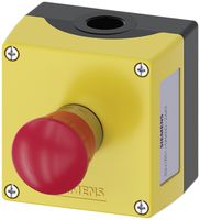 Pilztaster Siemens SIRIUS ACT, 1Ö, Metall rot/gelb