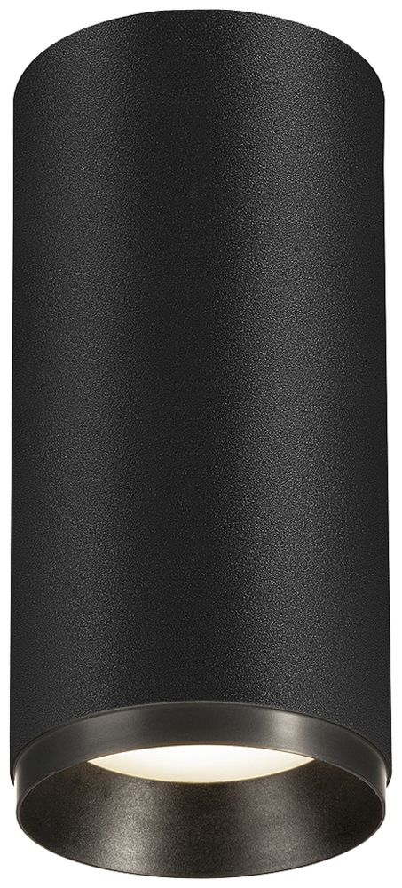 LED-Deckenleuchte SLV NUMINOS M PHASE 20W 2060lm 4000K 60° Ø85×185mm schwarz
