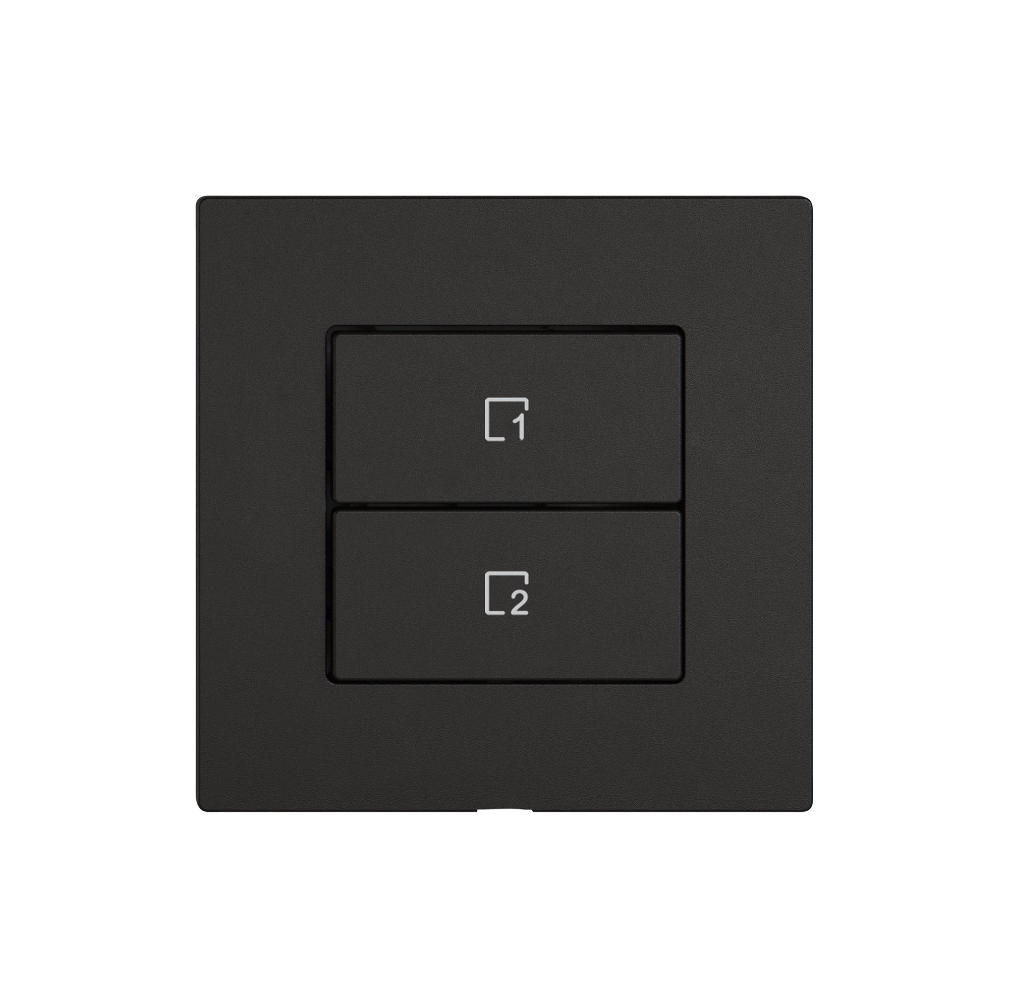 Commande pour poussoir scènes EDIZIO.liv Wiser SNAPFIX® 2 sc.vert.WLAN 2T no