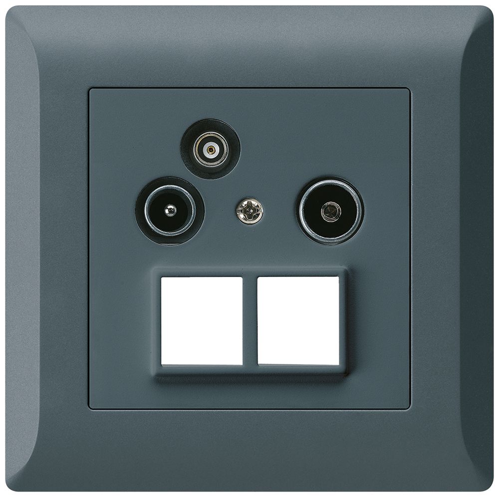 UP-Antennendose R/TV-Daten kallysto.line HMS 2GHz 10.5db anthrazit