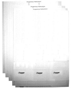 Feuille d'étiquettes A4 KNX kallysto tebis