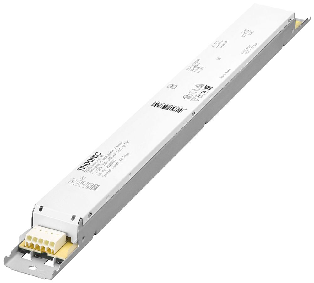 Alimentation LED Tridonic LC EXC 17.5…50.4W 20…50V 350…1050mA 360×30×21mm