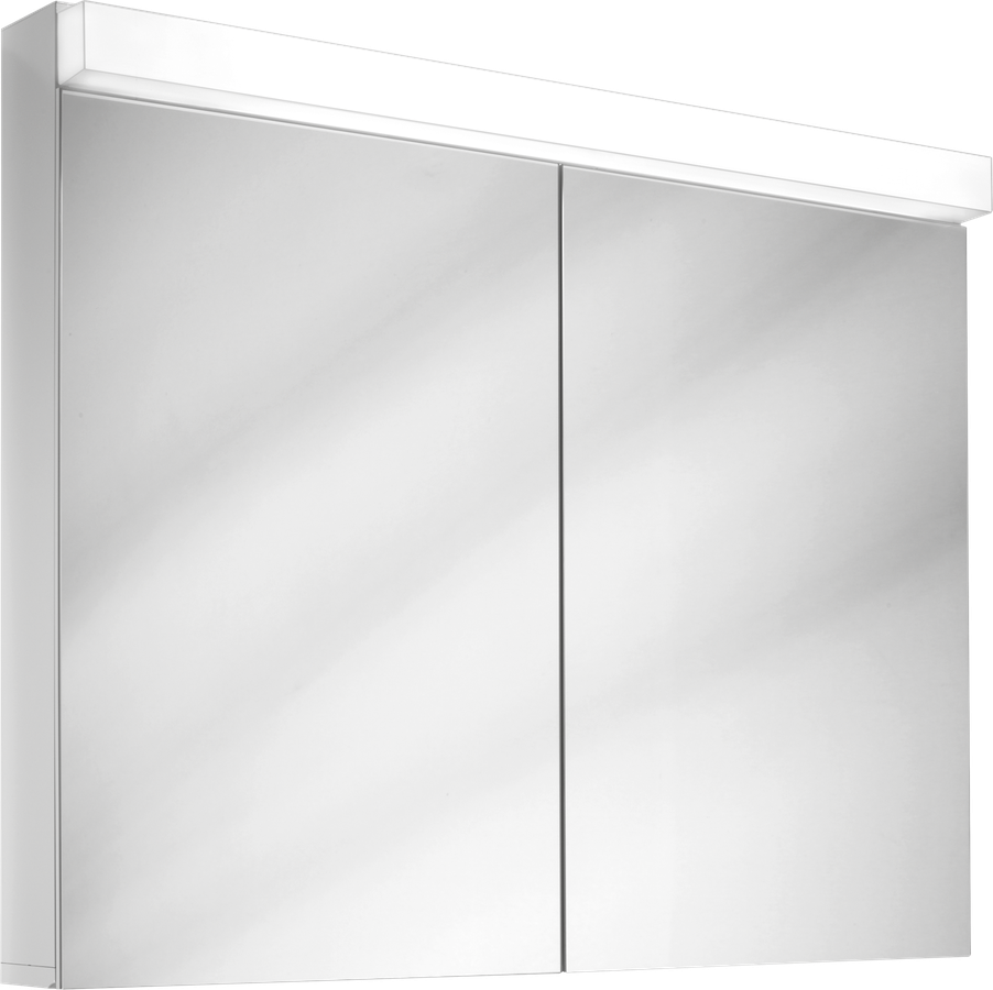 Schneider Spiegelschrank LOW 100/2/LED, 4000K, weiss