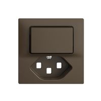 Frontset 60×60mm EDIZIOdue coffee T23 für Kleinkombi