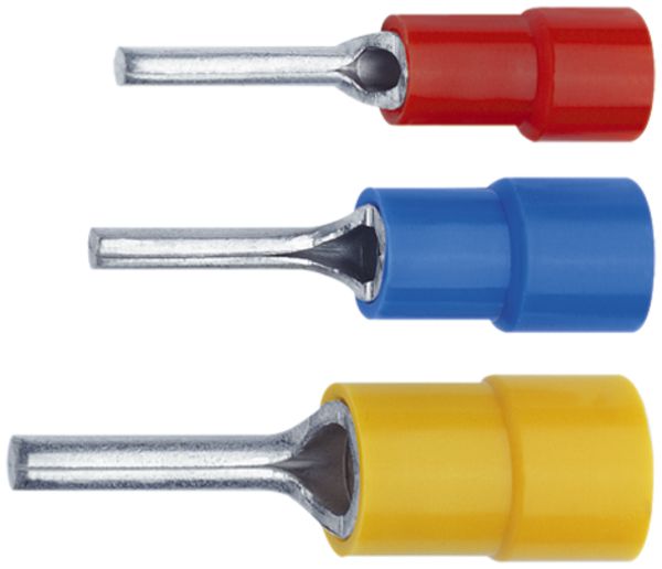 Quetschkabelschuh Stiftform 1…2.5mm² blau isoliert Cu-Sn