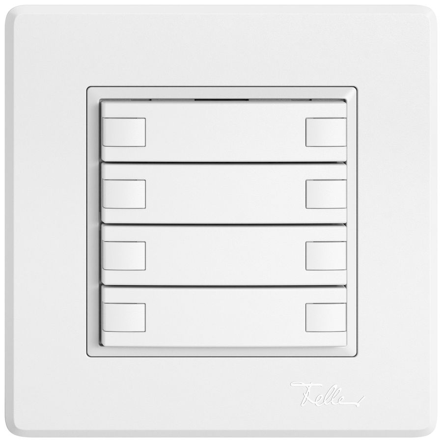 UP-Universaltaster EDIZIO.liv UNI SNAPFIX® o.LED 8× 1-Tbed.ws