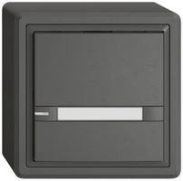 AP-Universaltaster EDIZIO.liv UNI SNAPFIX® m.LED RGB 1× 2-Tbed.Pap.dgu