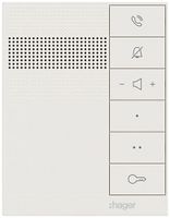 Innenstation Audio Hager Freisprechen weiss