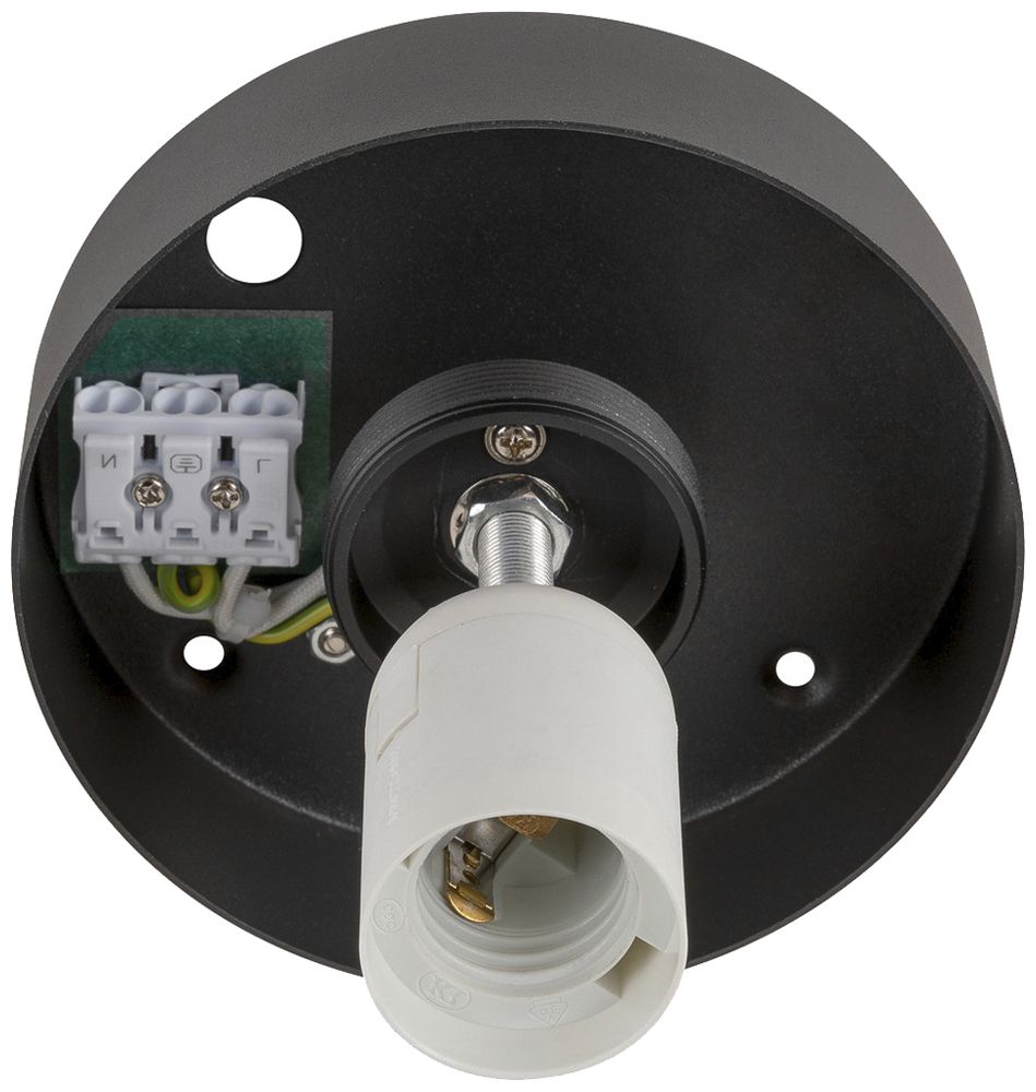 Plafoniera SLV SUN 30 E27 1×60W REG Ø300×320mm nero