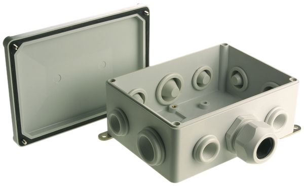 Boîte de dérivation AP Woertz 5×6mm² 120×120mm