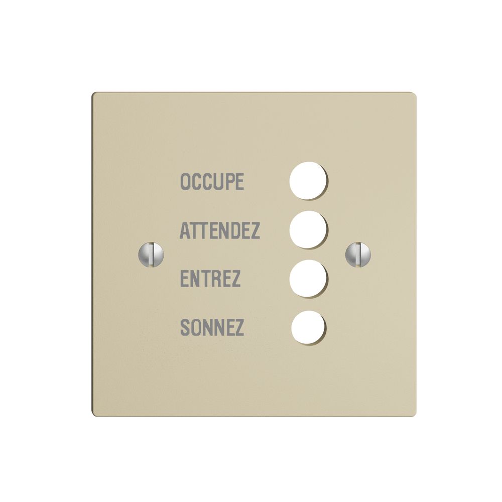 Frontplatte EDIZIOdue vanille, französisch