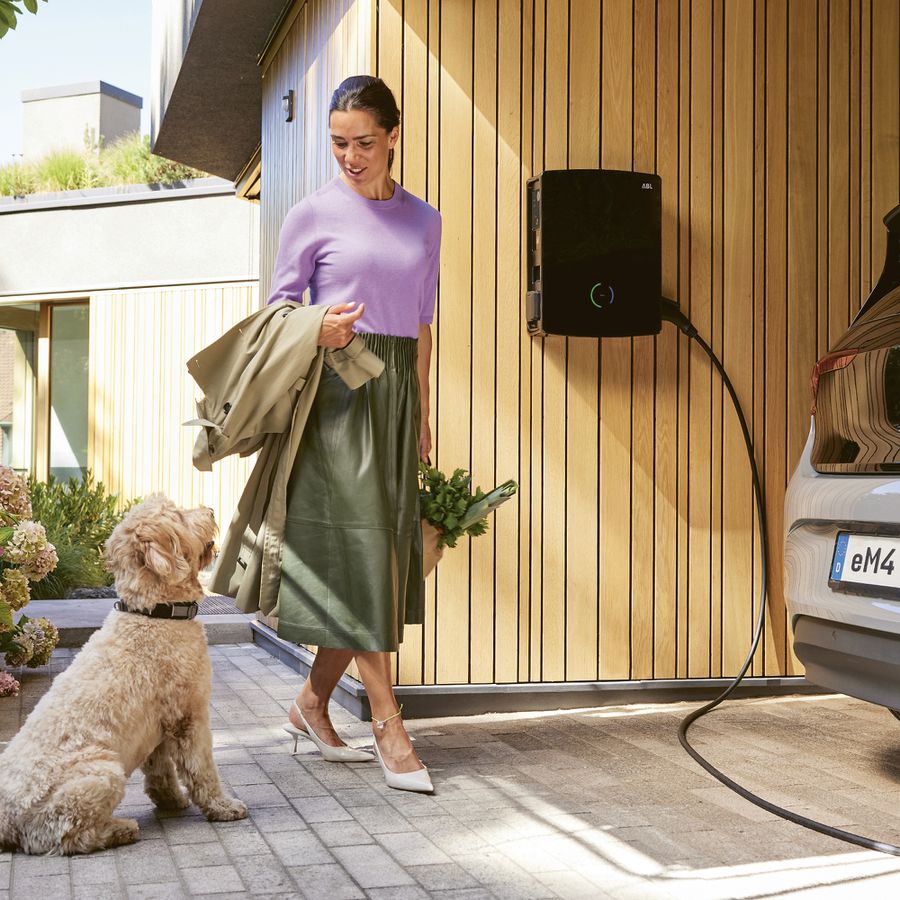 Ladestation ABL Wallbox eM4 Twin Controller 2×T2 32A 22kW