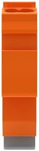 Borne de passage WAGO Contact TOPJOB S 1×6/6×1.5mm² orange