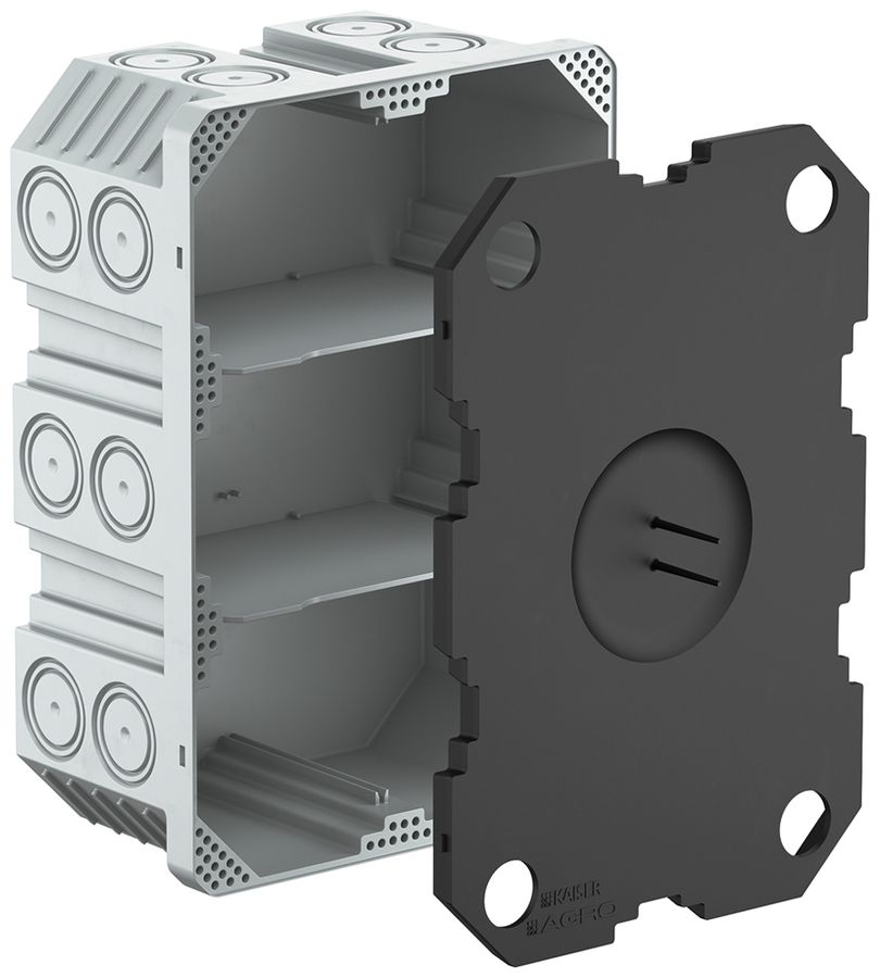 UP-Einlasskasten AGRO 2×3 M20…25 grau