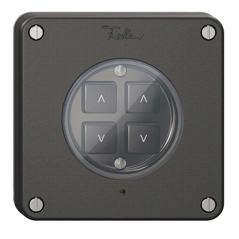 Interruttore tapparelle 2K/4T NEVO Wiser N.CO nero