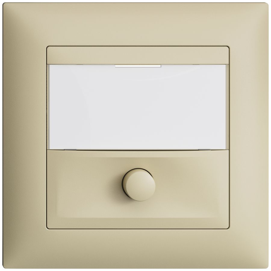 UP-Taster mit Namensschild EDIZIOdue vanille