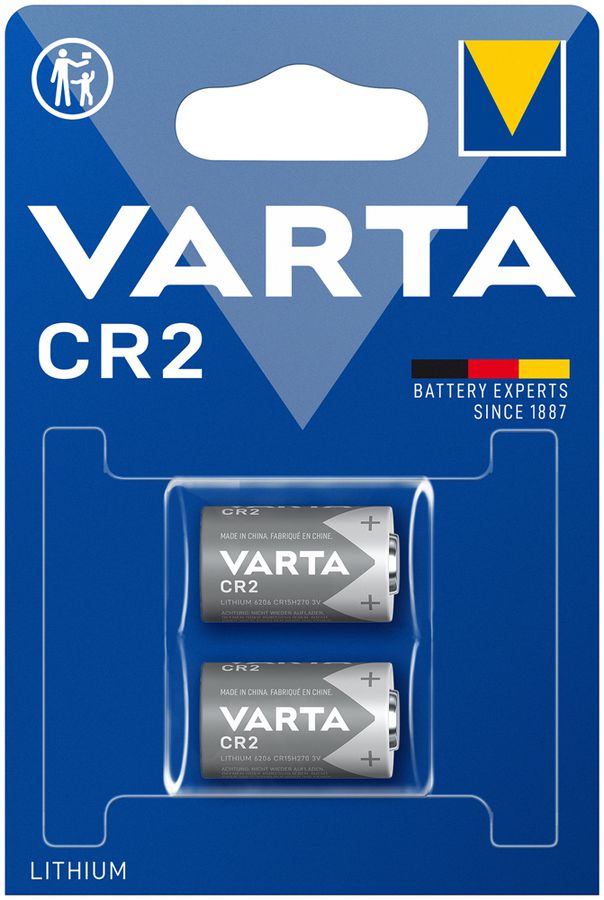 Pila VARTA Photo Lithium CR2, 3V blister a 2 pezzi
