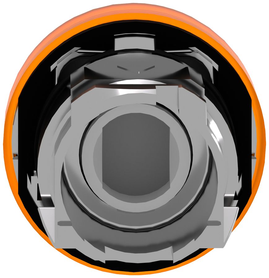 Kopf Schneider Electric zu Signallampe orange