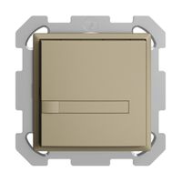 Pulsante KNX RGB INC EDUE, 250mW, s.LED, c.carta, 1×pulsante, com.1×tasto, sa