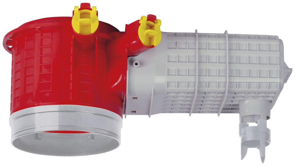 Einbetoniergehäuse MT LIGHT-BOX mit Tank, Ø120/145×230×324mm