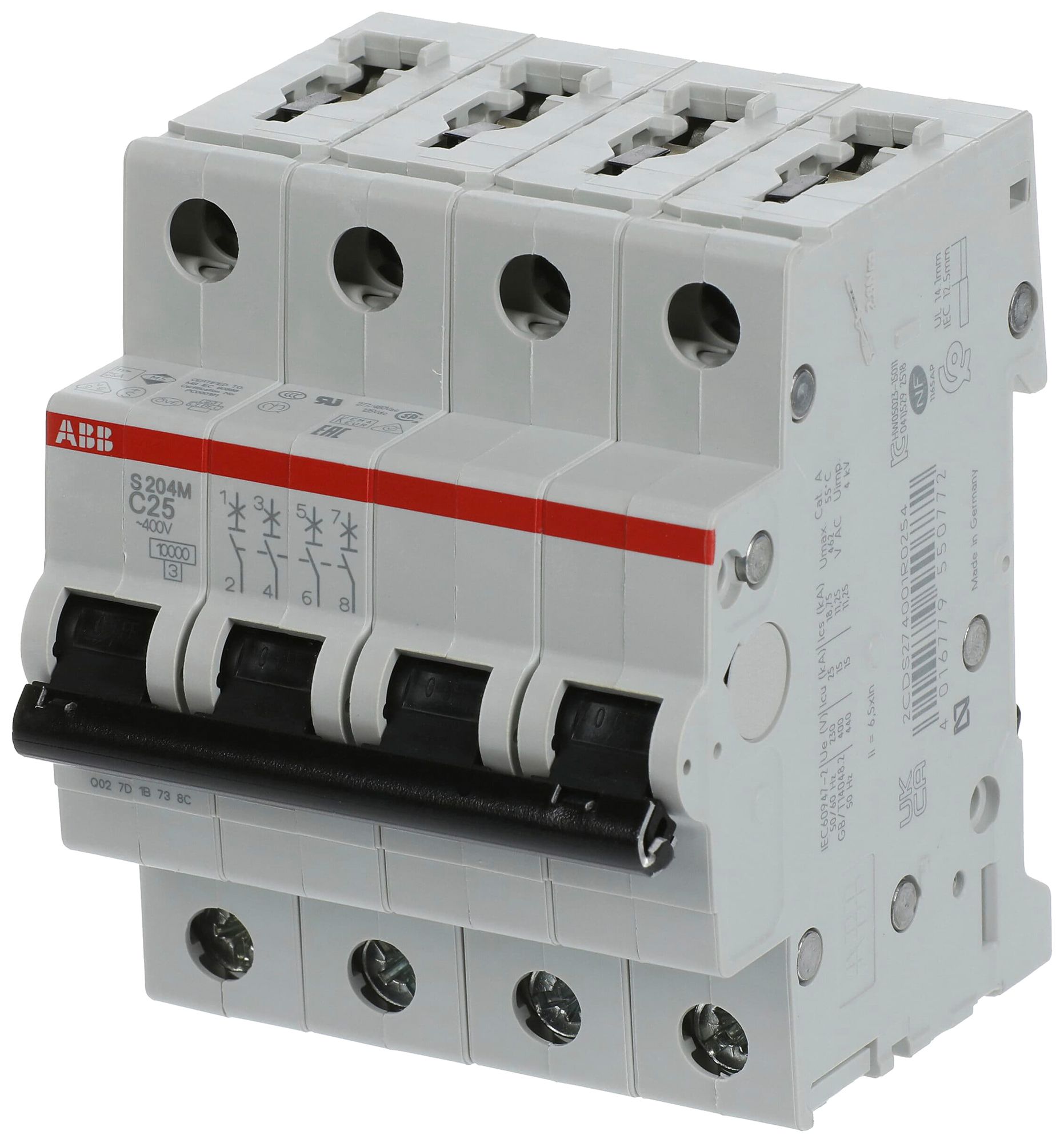 Disjoncteur ABB S204M-C25 25A C 10kA