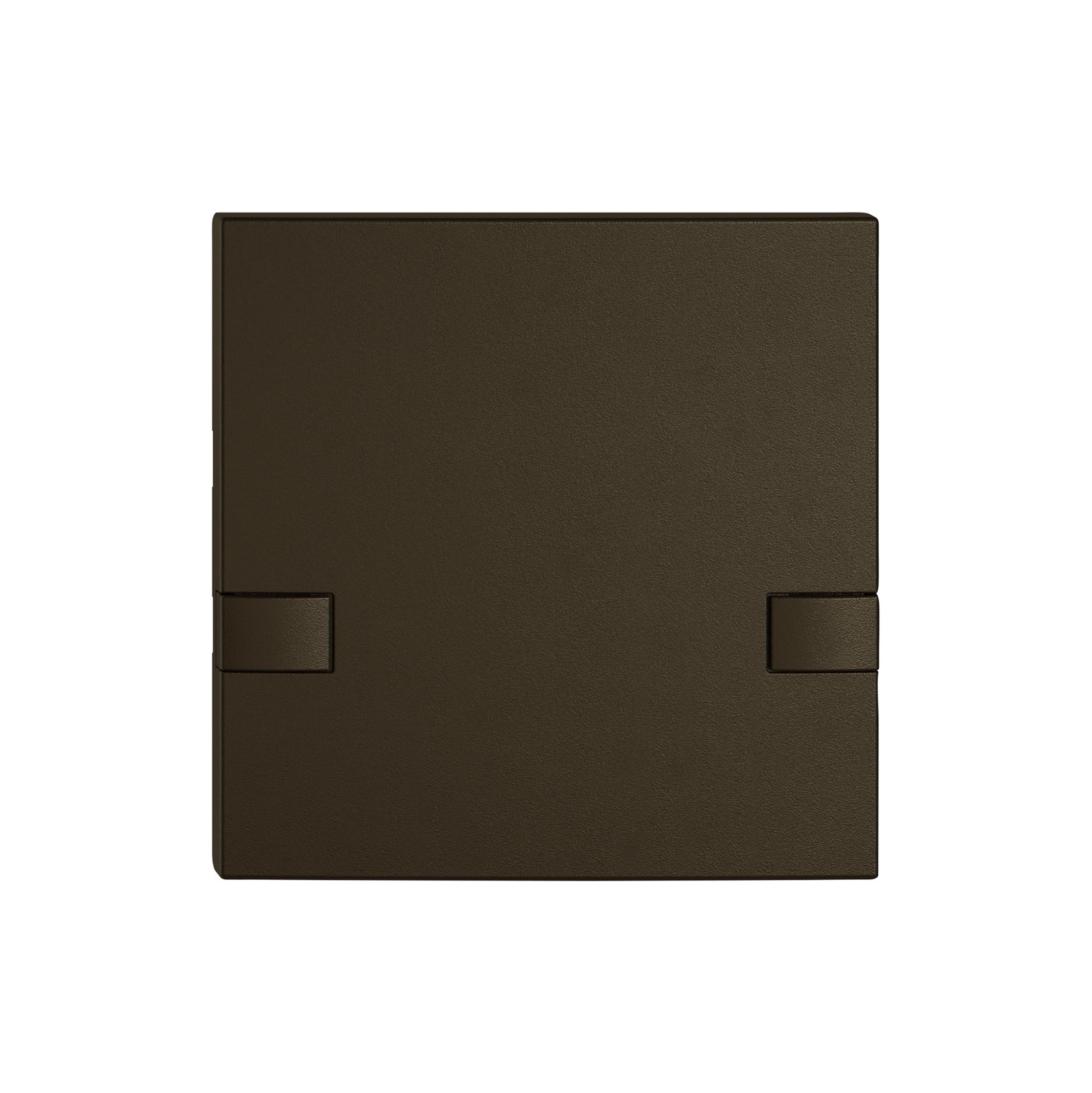 Poussoir 1/1 EDIZIO.liv SNAPFIX® p.KNX&UNI s.LED 2×comm.simple br