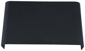 Applique LED Z-Licht Streifen 5W 450lm 3000K IP43 140×85×35mm nero