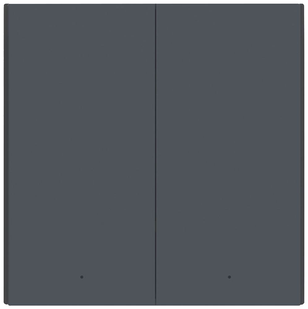 Émetteur mural ENC Aqara WS-EUK02 Zigbee 2t/2a LED 86mm anthracite mat