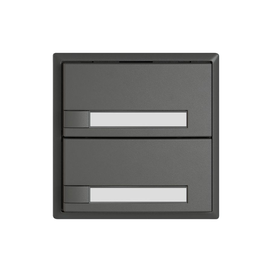 Universaltaster EDIZIO.liv UNI SNAPFIX® 12…48V o.LED 2× 1-Tbed.Pap.dgu