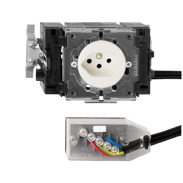 EB-Steckdose FH JK53SNFK.L1 weiss