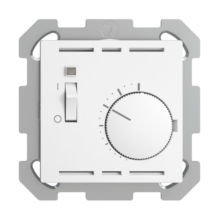 Termostato ambiente INC EDIZIOdue bianco, con interrutore
